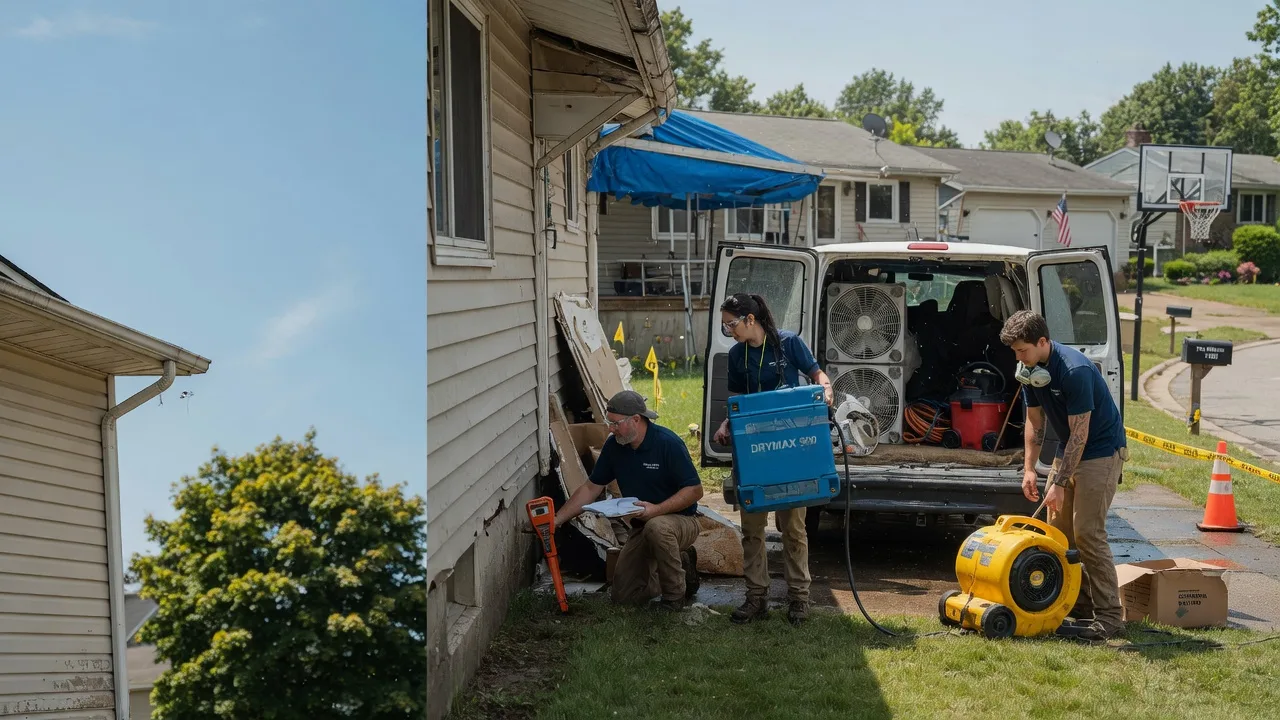 Ceiling Leak Cleanup in Kingsley, MI near me